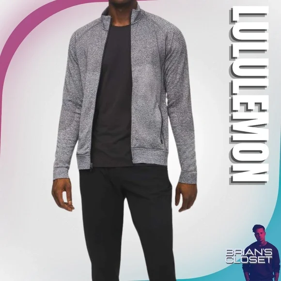 LULULEMON Men's Engineered Warmth Jacket in Vapor/Gull Grey/Black - XL - Picture 2 of 16